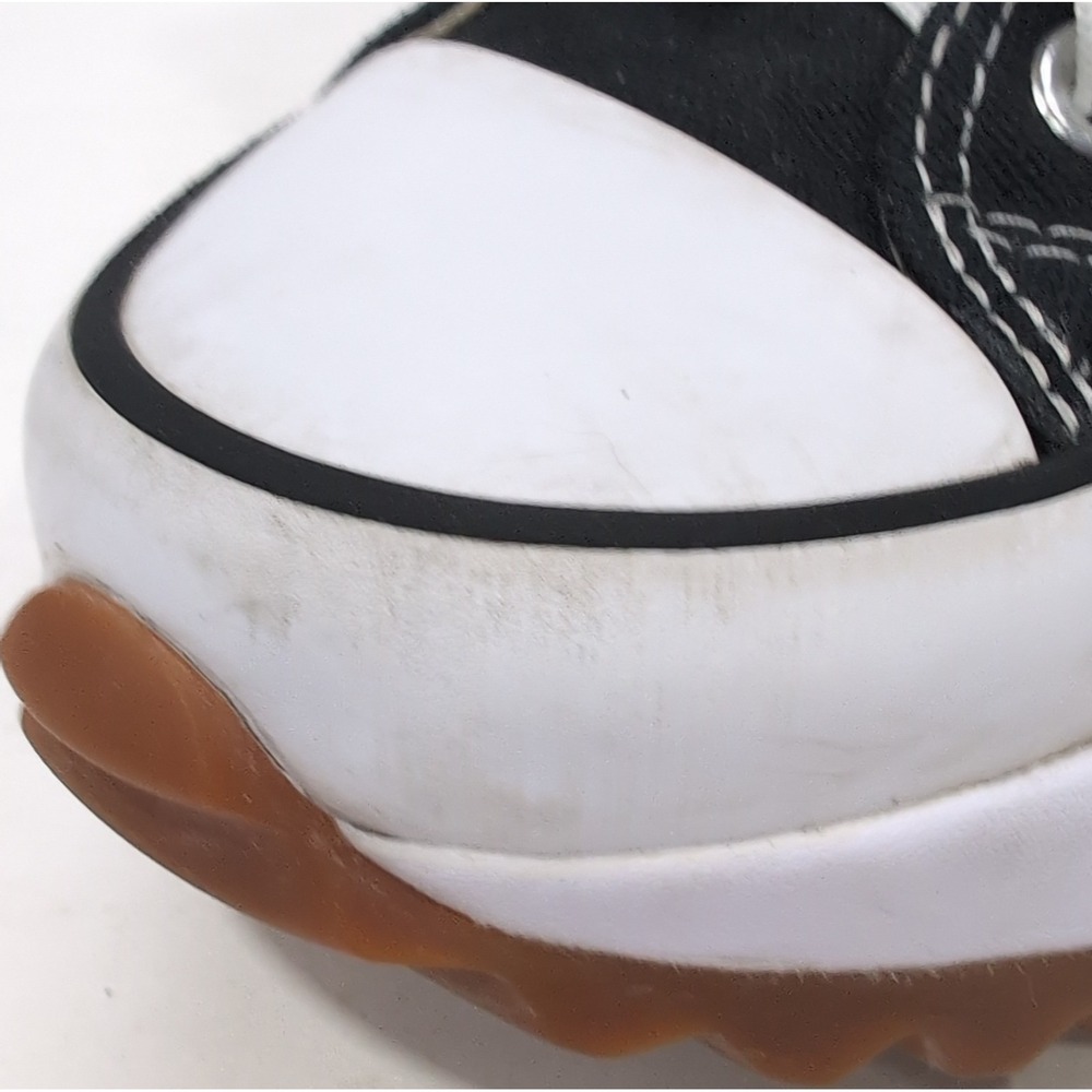 Converse Run Star Hike High Top Platform Sneakers Womens 8.5 Mens 7 Black White - Picture 15 of 16